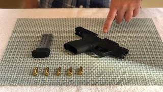 How to LOAD amp UNLOAD a handgun  for beginners [upl. by Kliber714]