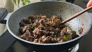 Perfect Beef Liver വരട്ടിയത് 🥰  Our Evergreen Recipes [upl. by Thornton]