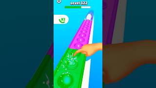 Low to Fast Happy Pop Run Level  322 funnygameplay viralshorts gaming ytshorts [upl. by Atinomar]