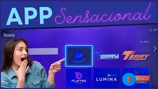 🔶️Como baixar e instalar configurar aplicativo vizzion play na RokuTV e roku express passo a passo [upl. by Aiset]