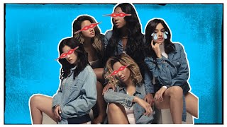 fifth harmony being shady to camila cabello for 3 minutes straight [upl. by Ydnab]