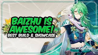 COMPLETE BAIZHU GUIDE Best Baizhu Build  Artifacts Weapons Teams amp Showcase  Genshin Impact [upl. by Romeo]