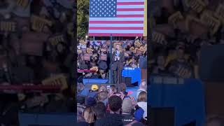 Maggie Rogers was spotted performing at the Kamala Harris and Tim Walz rally in Ann Arbor Michigan [upl. by Aicarg355]