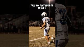 Worst injury ever remix florida football d1 americanfootball sports highschoolfootball [upl. by Rennob]