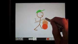 How to Draw and Animate using Version 30 of the DoInk Animation and Drawing app for the iPad [upl. by Nauqahs]