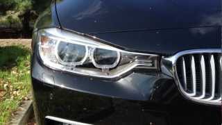 BMW F30 Scheinwerfer Xenon mit Taglicht LED licht [upl. by Sabelle]