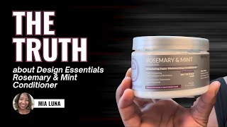 Design Essentials Rosemary amp Mint Conditioner Review The Solution to Damaged Hair [upl. by Jewelle254]