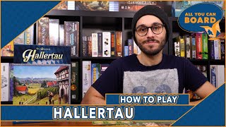 Hallertau  How to Play Uwe Rosenbergs Latest BIG BOX Game Goods amp Sheep amp Crops OH MY [upl. by Laura]