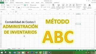 Método ABC  Contabilidad de Costos Administración de Inventarios [upl. by Cammy163]