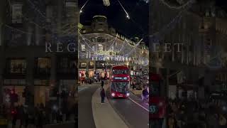 Stunning Regent Street Christmas Lights 2024 Festive Wonder Awaits christmas music viralvideo [upl. by Shumway]