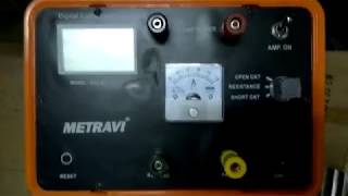 Metravi CFL02 How to locate open circuit [upl. by Monto824]