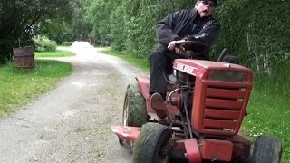 Wheel Horse C120 flying start rideon mower [upl. by Marelya]