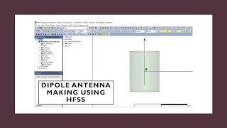 How make the Dipole Antenna Using HfssVariable Command in HFSSMicrowave Theory amp TechSHF Tutor [upl. by Baskett]