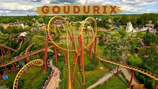 Goudurix on ride first row 4K POV  Parc asterix [upl. by Enymsaj261]