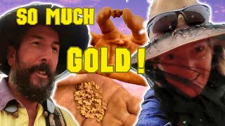 Gold Nuggets every two steps Metal Detecting on the next level [upl. by Madda708]