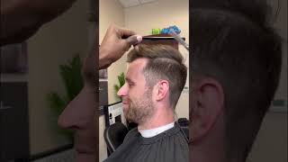 COMB OVER FADE MENS HAIRCUT 😱🔥🔥 [upl. by Anilatsyrc]