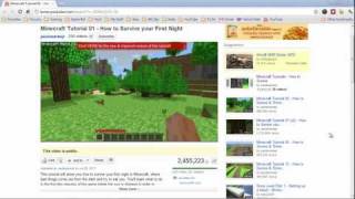 One Year Anniversary of my First Minecraft Tutorial Thank you [upl. by Buchanan854]