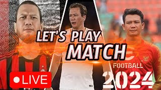 eFOOTBALL 24 PC  LETS PLAY MATCH [upl. by Dimo]