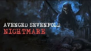 Avenged Sevenfold  Nightmare Lyrics [upl. by Berni]