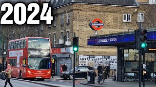 London Buses at BERMONDSEY Tube Station 2024 [upl. by Harriot]