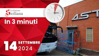 “IN TRE MINUTI” NOTIZIARIO DEL 14 SETTEMBRE 2024 [upl. by Uella]