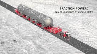 Mammoet animation of Trailer Power Assist TPA [upl. by Vijar]