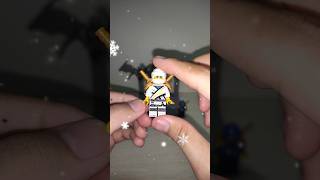 How to build minifigures Ninjago Zane Legacy  Fake Lego MOC TUTORIAL lego ninjago toys shorts [upl. by Brodsky]