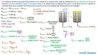 05 Peso específico densidad y densidad relativa [upl. by Caylor867]