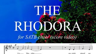 The Rhodora for SATB choir [upl. by Hashimoto]