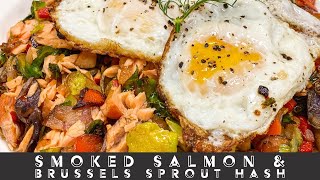 Smoked Salmon amp Brussels Sprout Hash Coastal Seafoods Live April 10th 2020 [upl. by Azzil]