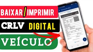 Como BAIXAR CRLV DIGITAL IMPRIMIR DOCUMENTO do VEICULO pelo SITE DETRAN [upl. by Ajam]