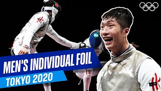 Cheung Kalong 🆚 Daniele Garozzo  Mens individual foil  Gold Medal Bout  Tokyo2020 [upl. by Naitsirc]