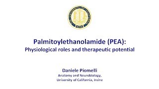 Science Behind PEA with Dr Daniele Piomelli [upl. by Madelena]