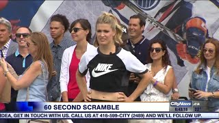 Bouchard crushes competition in 60 Second Scramble [upl. by Dragone]