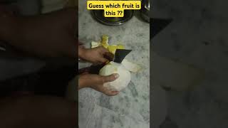 Which fruit is this🤔fruit name shorts trending college lifefruit [upl. by Daitzman]