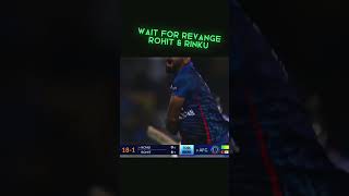 Rinku amp rohit revange 😈 shorts cricket viralshorts [upl. by Htinek]