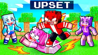 Wally Is UPSET in MINECRAFT [upl. by Ulund]