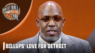 Chauncey Billups shows love to the Detroit Pistons in his Hall of Fame speech 🙌  NBA on ESPN [upl. by Kimberley]