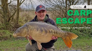 Clavering lakes  Specimen lake  CARP ESCAPE  Carp fishing 2024 [upl. by Leonteen]