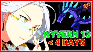 Wyvern 13 Auto under 4 Days 🔥 F2P Epic Seven Guide 2024 [upl. by Laup323]