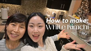 How to make White Kimchi simple recipe [upl. by Hamimej]