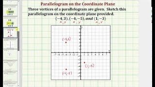 Dibuje un paralelogramo dados tres vértices Common Core 56 Math Ex 10 [upl. by Roy]