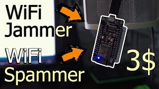 КАК ЗАСПАМИТЬ WIFI СЕТЬ ЧЕРЕЗ WIFI JAMMER [upl. by Rudich995]