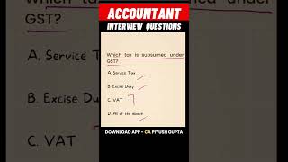 Accountant Interview Questions amp Answers Series Shorts Accountant [upl. by Anelleh]