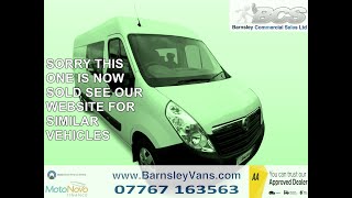 2017 17 VAUXHALL MOVANO 23CDTI BITURBO 7 SEAT CREW VAN EURO 6 L3H2 BARNSLEY VANS U4725 [upl. by Claybourne516]