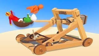 CRAZY MULTIPLAYER PHYSICS GAME Human Fall Flat [upl. by Opportina]