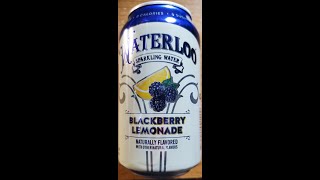 Waterloo Blackberry Lemonade Sparkling Water Review [upl. by Ahsiem]