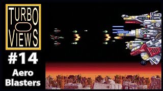 quotAero Blastersquot  Turbo Views 14 TurboGrafx16  Duo game REVIEW [upl. by Rufford]