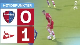 Sandefjord 0  1 Fredrikstad  Høydepunkter [upl. by Anuat]