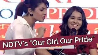 NDTVs quotOur Girl Our Pridequot  Shraddha Sharmas First LIVE Performance [upl. by Aihcats]